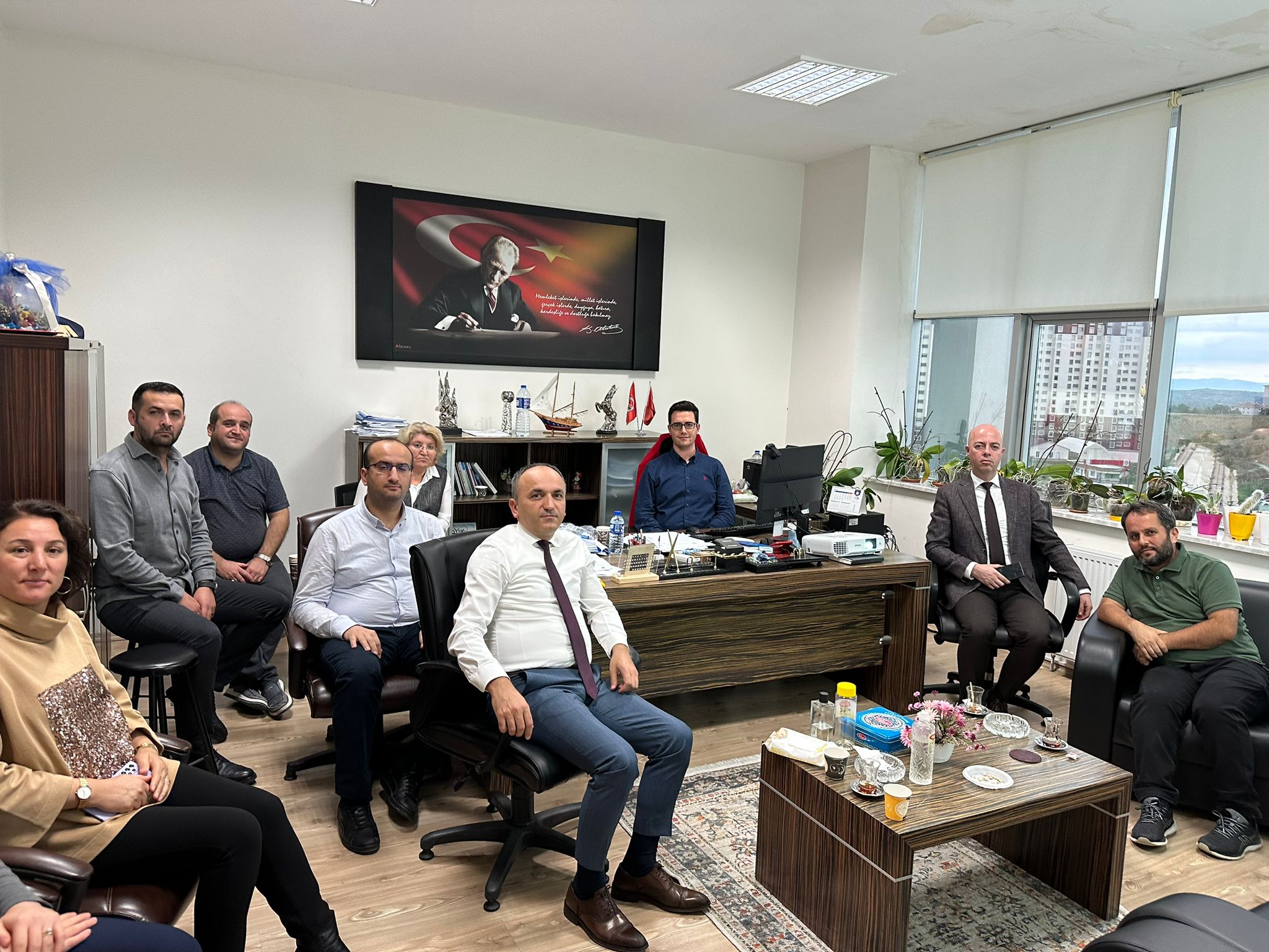 Başkanlığımız Birim Personeli ile  Kalite Süreçleri Hakkında Toplantı Yapıldı